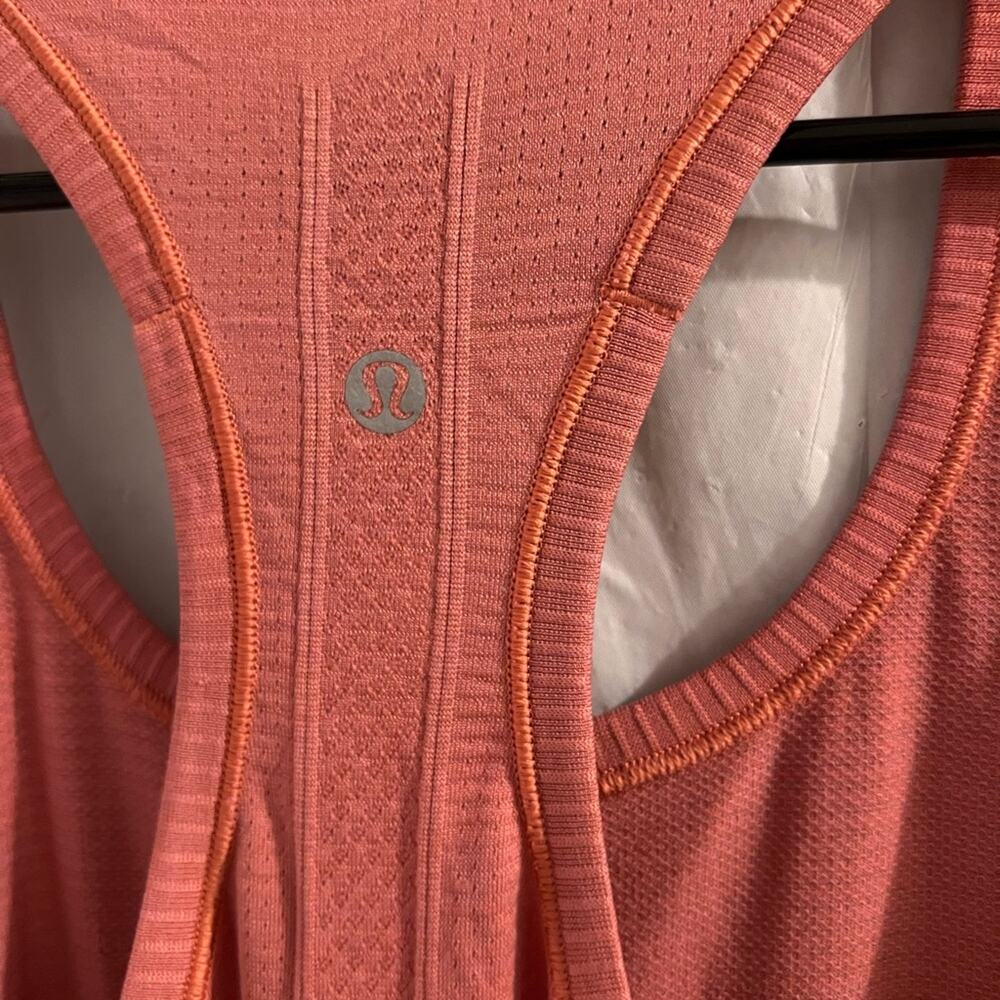 Lululemon Rustic Coral Swiftly Tech Racer Back Ta… - image 3